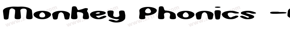 Monkey Phonics -BRK-1字体转换
